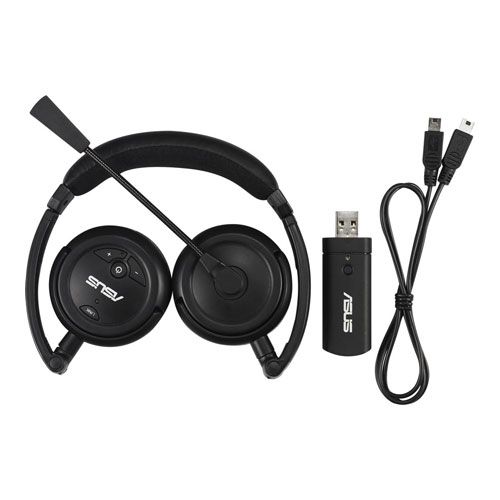 Asus HS 1000W Travelite Wireless PC Headset Cordless,Computer,Gaming 