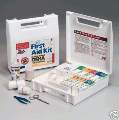 OSHA 50 Person Emergency First Aid Kit New/$AVE 225 U  