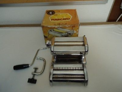 Marcato Atlas Pasta Maker Machine and Ravioli Raviolissima Attachment 