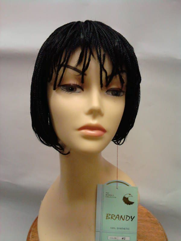 BRANDY BRAID WIG SHORT WIG BOB WIG BANG WIG  