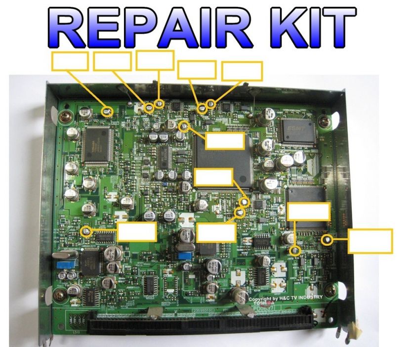 TOSHIBA BIG SCREEN TV Hyper Module MVPU14 Repair Kit  