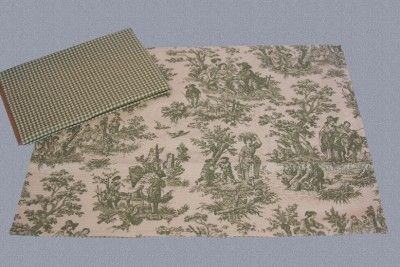 Pc Waverly Rustic Life Sage Napkin & Placemat NIP  