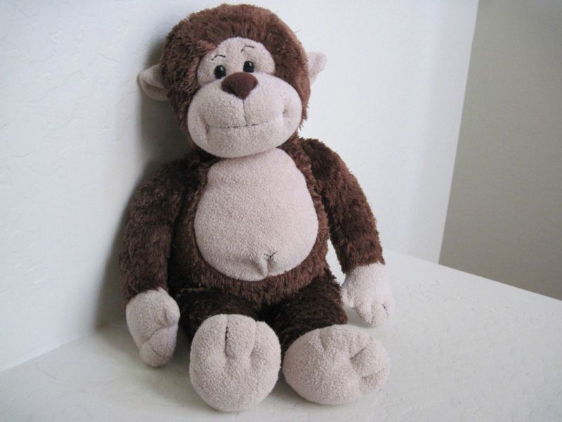 18 Build A Bear MONKEY Talking Plush Stuffed Animal  