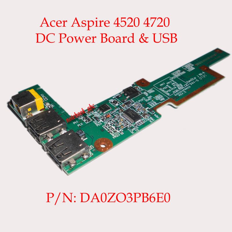 Acer Aspire 4520 4720 switch Power Board DC jack & USB  