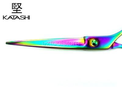 TITANIUM Barber Scissors 3 RING Hair Cutting Shears  