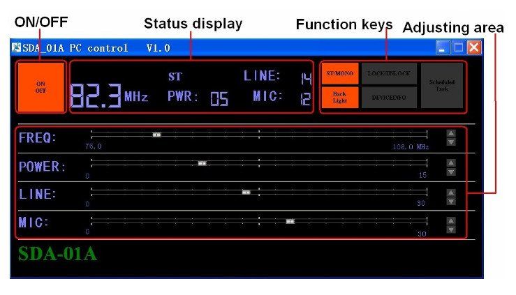 main features 1 wide frequency range 76 108mhz 2 optional channels 