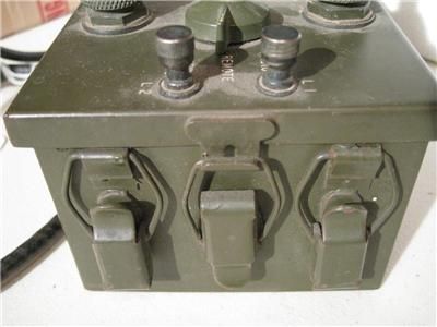 RADIO REMOTE CONTROL UNIT RM 53 1945 SIGNAL CORP US ARMY RADELL 1101 