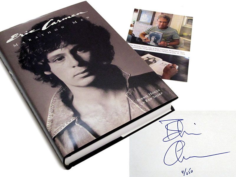 Eric Carmen   Marathon Man Biography   Limited Numbered Autographed 