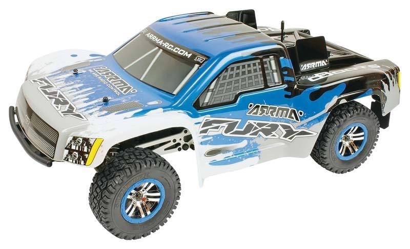 ARRMA Fury Short Course Truck 2.4GHz RTR Blue ARAC2411 1/10 RC  