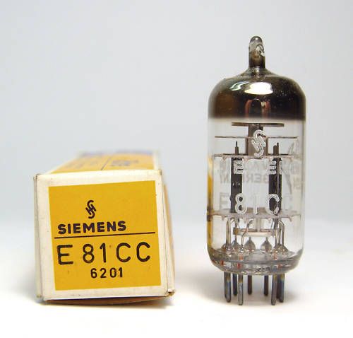 Original NOS Siemens E81CC / 12 AT7WA Tube, Triple Mica  