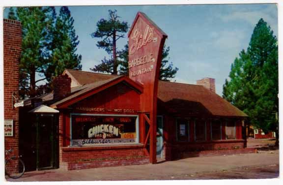   of Gil’s Barbecue at Kings Beach in Lake Tahoe, California  