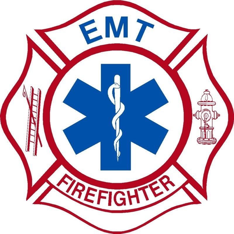 Firefighter Decal Sticker   EMT/Firefighter Maltese Decal in 