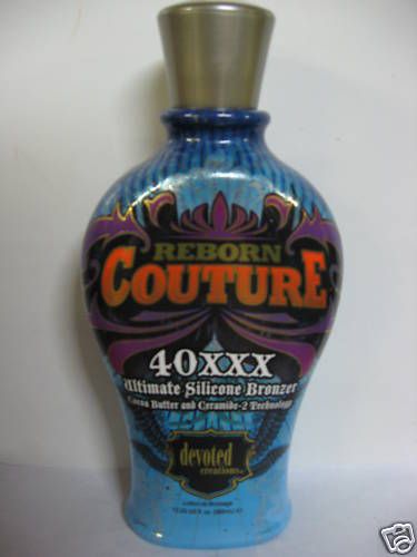 REBORN COUTURE 40X BRONZER INDOOR TANNING BED LOTION  