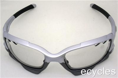   Silver Frame/Clear black Iridium Photochromic Lens 26 211   New  