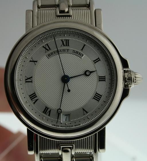 NEW Breguet Marine 18k White Gold Midsize 32mm Watch.  