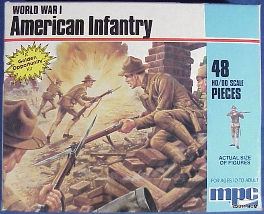 World War I American Infantry Airfix/MPC HO 1983 NEW  